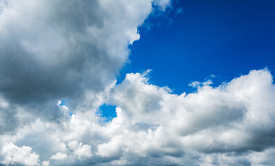 blue sky background with clouds