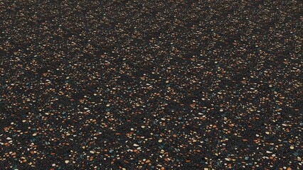 pattern of black terrazzo texture background
