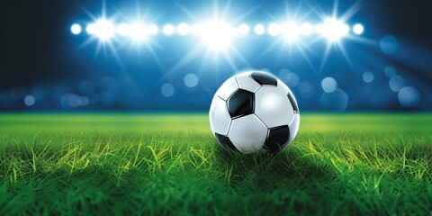 Fototapeta premium Football illustration. 2026 World Cup Banner