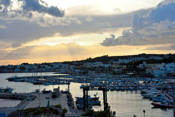 tourist port of santa maria di leuca puglia italy