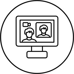 Online Meeting Icon