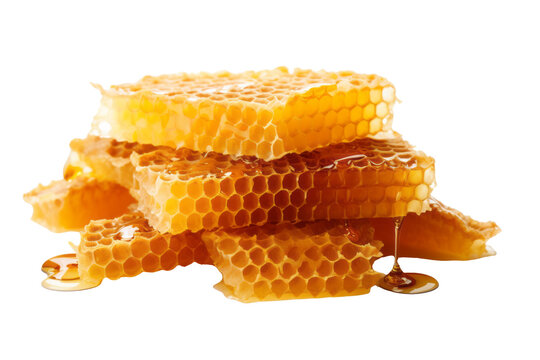 Seamless Honeycomb Pattern Overlay - Transparent Background