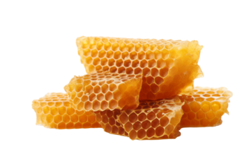 Seamless Honeycomb Pattern Vector - Transparent Background