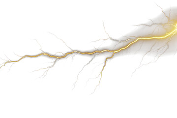 Striking Realistic Lightning Effect on Transparent Background for Dynamic Design Elements