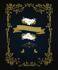 Luxury frame design card design antique luxury vintage. Fashionable frame. Design template. Set of gorgeous foreheads.