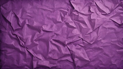 Pattern image of crumpled purple paper texture. decor and design