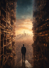 Fototapeta premium seeing the city