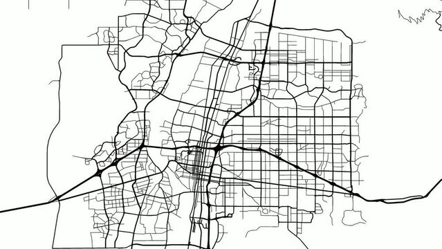 Zoom Out Road Map of Albuquerque New Mexico