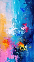 Obraz na płótnie Canvas An acrylic painting background showcasing an abstract composition.