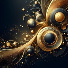 abstract background with speakers