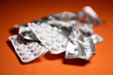 Verwaiste Heilung: Leere Tablettenblister