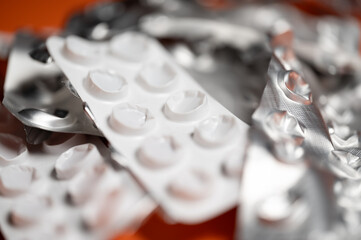 Verwaiste Heilung: Leere Tablettenblister