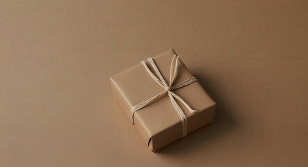 Simple Gift background template, with gift box, with space for text