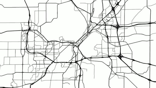 Zoom Out Road Map of Madison Wisconsin