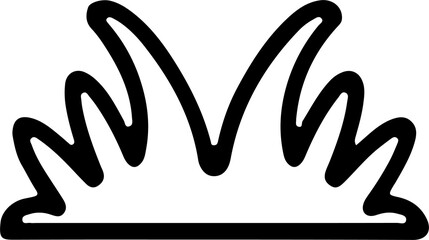 Obraz premium cute grass decorative element