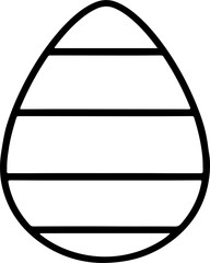 easter egg simple icon