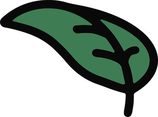 leaf cartoon © lineartestpilot