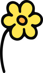 Obraz premium bright simple flowers