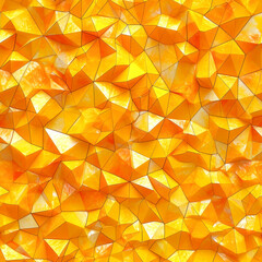 Tile with golden yellow mosaic as background and to fill areas in soft colors, ai