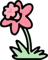 bright simple flowers