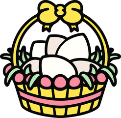 easter egg basket