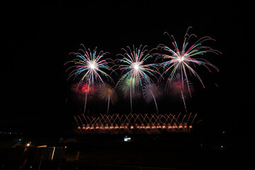 日本の芸術花火