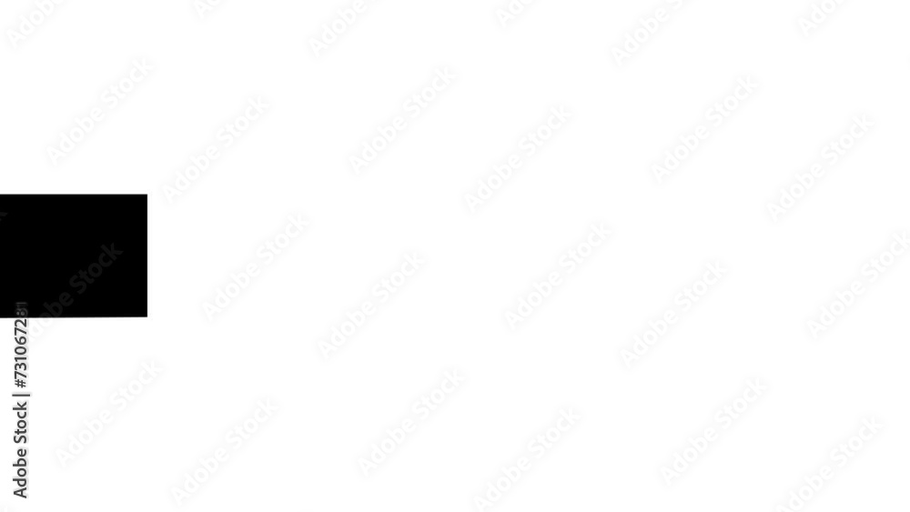 Poster black color left arrow animation. abstract directional swipe arrow animation. 4k silhouette arrow an