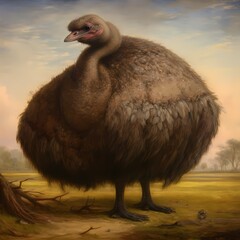 Majestic Extinct Moa