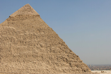 Fototapeta na wymiar Giza pyramid complex, Egypt. One of Seven Wonders of the World.