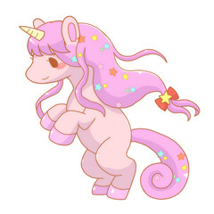 ピンクのユニコーン