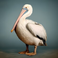Fototapeta na wymiar Majestic Pelican Portrait
