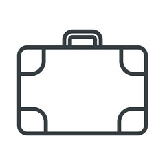 Luggage icon vector design template