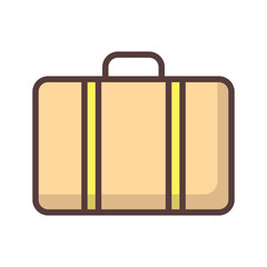 Luggage icon vector design template