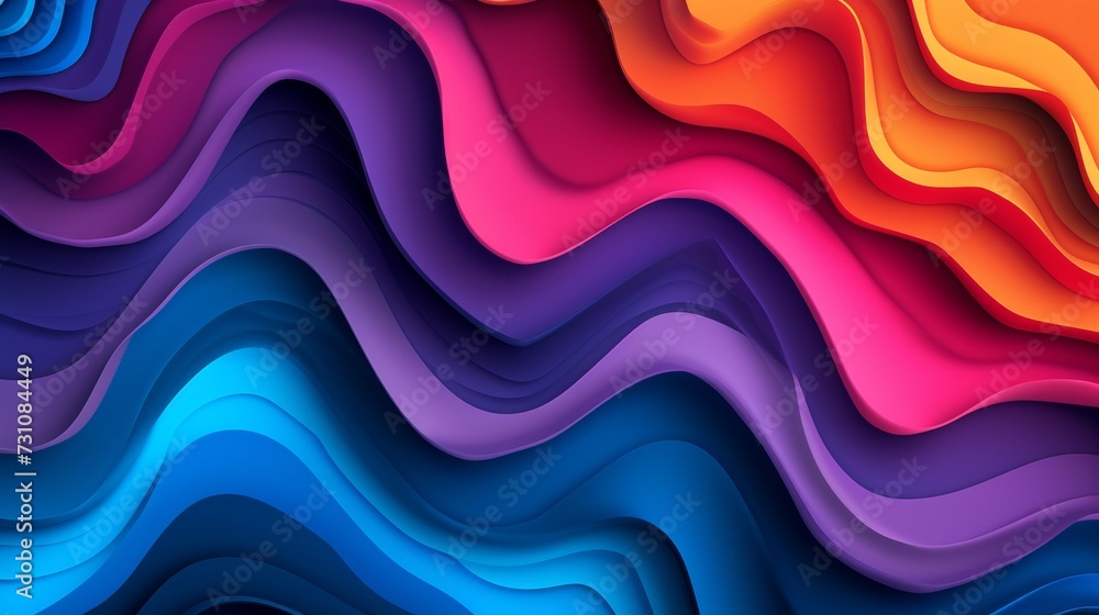 Poster vibrant abstract background for keynote or presentation design with colorful and dynamic elements