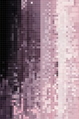 Fototapeta na wymiar A and Magenta pixel pattern artwor light magenta and dark gray, grid