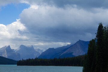lake in front of the mountains II