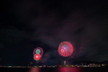 琵琶湖の花火