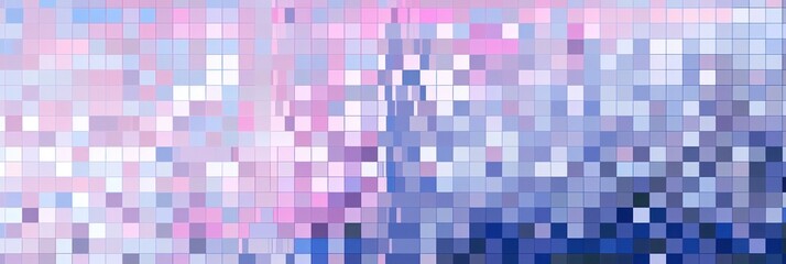 Fototapeta na wymiar Sapphire pixel pattern artwork light magenta and dark gray, grid 