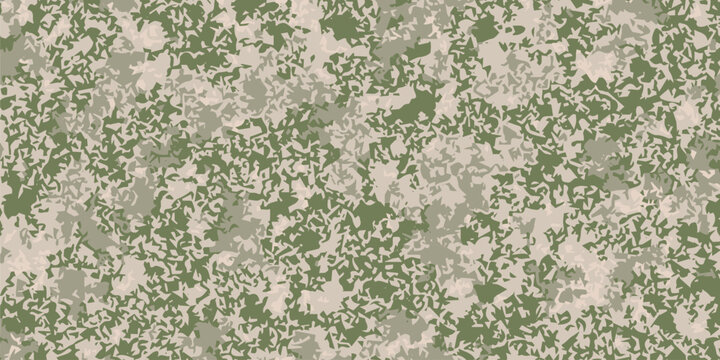 Trendy camouflage military pattern. Vector camouflage pattern for clothing design.