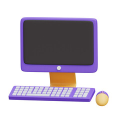 Computer Setup 3D Illustrator