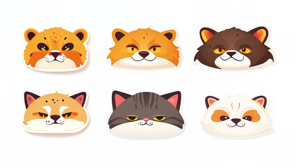 Cute funny animals faces