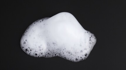 detergent foam on black background - obrazy, fototapety, plakaty