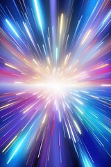 colorful light explosion flash background design pattern