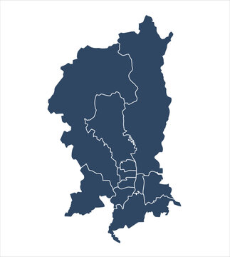 recommend clip art: Outline map of Kyoto city
