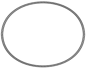 nautical oval rope
