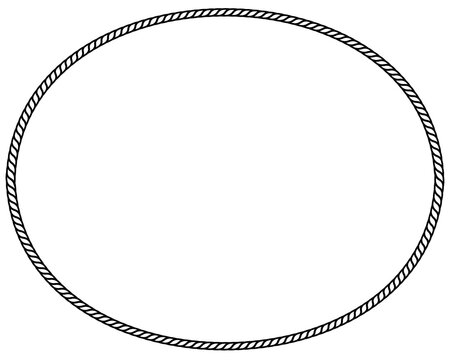 nautical oval rope