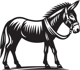 illustration of a  mule 