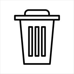 Recycle bin icon. Trash Can icon vector illustration