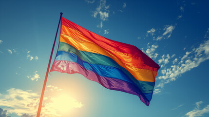 rainbow lgbt flag