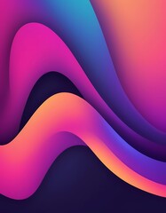 abstract gradient colorful groovy background. wavy texture